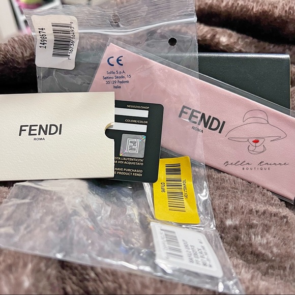 FENDI Gradient Safilo 807 Black Sunglasses BRAND NEW - Picture 13 of 16